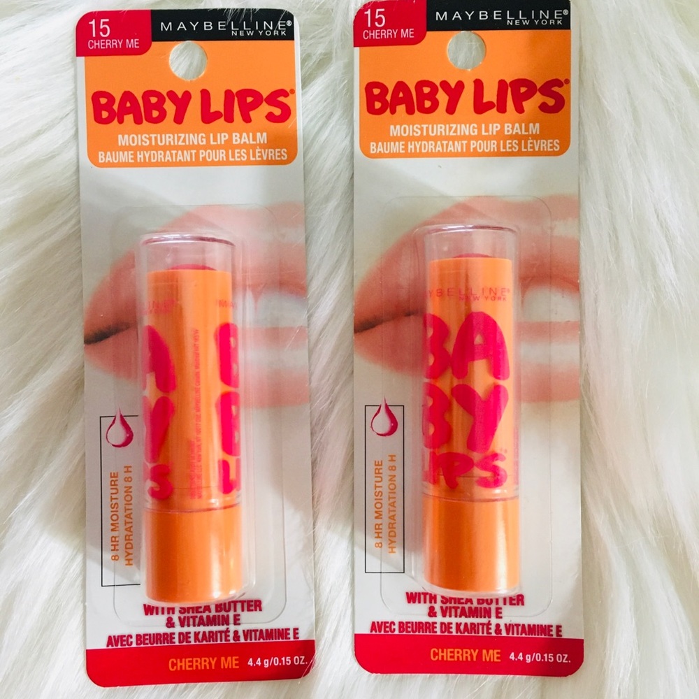 NEW Maybelline Baby Lips Balm Cherry (set of 2)